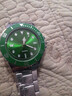 新款手表男士石英潮流商务钢带腕表 经典绿水鬼 实拍图