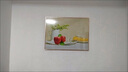 铃桐餐厅画单联画客厅挂画单幅装饰画水果壁画房间墙画酒店玄关有框画 06款高清冰晶面 40*60厘米[金色]铝合金外框 实拍图