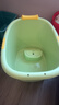 奔麦【送货到门】儿童泡澡桶沐浴桶洗澡盆宝宝洗澡桶婴儿游泳桶家用坐 【特大号】(0-15岁适用)绿 实拍图