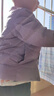 鸭鸭（YAYA）佟丽娅同款轻薄羽绒服女新款冬季短款圆领内胆修身时尚薄外套男 浅紫色【女款无领】 3XL 【建议140-155斤】 实拍图