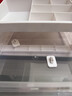 京东物流 化妆品收纳盒梳妆台置物架桌面高级感整理抽屉柜 中号2层（1层抽屉+1层顶部置物架） 24*20*12cm 透明白 实拍图