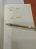 uni三菱 uni-ball UM-100金色中性笔高颜值0.8mm签字笔商务学生考试专用水笔水性笔套装 5支 实拍图