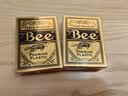 Bee小蜜蜂娱乐专用塑料德州扑克大字宽牌PVC防水耐用进口蓝色PLC-316 实拍图