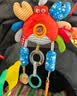 HAPPY MONKEY床铃婴儿玩具0-6-12个月宝宝推车床头风铃挂件可啃咬安抚玩偶礼物 螃蟹【风铃+摇铃+哔哔发声器】 实拍图