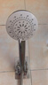 九牧（JOMOO）花洒喷头莲蓬头五功能硅胶净垢手持花洒S175015-2B02-1 实拍图
