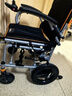 英洛华电动轮椅智能全自动残疾人轮椅车折叠轻便老人老年人助力车 超轻款 12AH锂电+续航20公里 实拍图