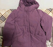坦博尔羽绒服女中长款连帽休闲妈妈款加厚外套510506D 紫罗兰 195  实拍图