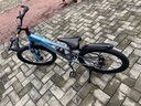 凤凰山地自行车男女变速山地车碟刹青少年儿童自行车学生单车 星际 蓝灰【单速+辐条轮】 22寸【适合130-170cm】 实拍图