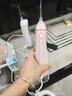 博皓（prooral）冲牙器/洗牙器/水牙线/洁牙器 手持立式设计 F27Pro粉色大水箱版【生日节日礼物】 实拍图
