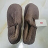 京东京造【厚底防滑】棉拖鞋男秋冬拖鞋室内居家毛拖保暖全包碳灰色42-43 实拍图