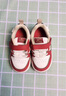 江博士秋季简约拼色板鞋 男女儿童学步鞋 时尚休闲儿童运动鞋 米/红 29 脚长约17.5-18.1 实拍图