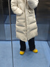 优衣库女装高级保暖羽绒长大衣/老爸评测外套夹克25秋冬481014 01 乳白色 XL /165/92A 实拍图