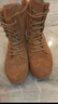 3515训练靴新式棕色作战靴户外沙漠靴反绒牛皮登山靴 四季单鞋款 42 实拍图