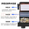 boxtech鱼缸过滤器滴流盒鱼池水族箱上过滤滴流槽三合一过滤器顶滤上滤盒 【套餐】滴流盒3层6盒+22W水泵+滤材+棉 实拍图