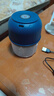 绞肉机小型打蒜器家用绞蒜切蒜器多功能辅食料理机电动蒜泥神器蒜蓉机自动切菜机压蒜器 蓝色-升级大电机 0.26L （塑料杯） 实拍图
