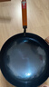 章丘铁锅京东限定舌尖上的中国手工锻打物理不粘锅熟铁炒锅无涂层铁锅32cm 实拍图