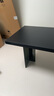 佐尔适意式轻奢岩板餐桌家用现代简约客厅小户型餐桌椅组合长方形餐桌 【黑色亚克力脚+新升级加厚岩板】1.6米 实拍图