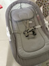 泰美高（Trimigo）电动婴儿摇摇椅哄娃神器婴儿摇篮0-1岁宝宝满月礼物哄睡婴儿摇椅 月光灰 PLUS版【加长睡篮】 【蚊帐+餐盘+玩偶+头枕+蓝牙音乐】 实拍图