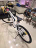 喜德盛（xds）山地自行车黑客350/旭日310 X6铝合金车架21速变速机械碟刹 黑客350白灰色17寸（25款） 实拍图