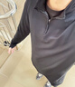 迪卡侬透气薄绒保暖休闲户外运动速干衣跑步长袖男T恤沉稳黑2XL-2500812 实拍图