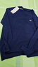 恒源祥100%羊毛衫男士针织衫纯色半高领毛衣15001006 藏青 190/104A  实拍图