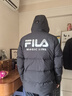 FILA 斐乐官方情侣羽绒服2025年冬时尚休闲连帽上衣男女同款保暖外套 实拍图