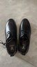 意尔康男鞋圆头商务正装鞋春秋单鞋系带皮鞋德比婚鞋 53449W 黑色 38 实拍图