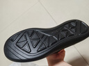 奥康（Aokang）凉鞋沙滩鞋男鞋舒适休闲露趾透气两穿简约拖鞋 黑色43码 实拍图