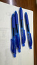 派通（Pentel）BLN105按动蓝色中性笔高颜值0.5mm签字笔商务学生速干水笔水性笔文具 蓝杆蓝芯5支装 实拍图