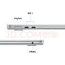 Apple/苹果AI笔记本/2025款MacBook Air13英寸M4 (10+8核) 16G 256G银色电脑MW0W3CH/A 实拍图