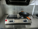 德玛仕（DEMASHI）商用电磁炉大功率3500w大电磁炉炒菜电池炉电磁灶大锅灶炒菜电炒炉火锅【全铜线圈】 一平一凹【3500W*2功率】TC-70A2 实拍图