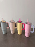 星巴克（Starbucks）经典系列粉色款不锈钢吸管杯900ml保温保冷杯冰霸杯生日毕业礼物 实拍图