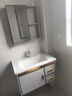 【上门安装】洗手盆柜小户型浴室柜陶瓷一体盆卫生间洗脸盆柜家用 双抽屉70CM陶瓷盆+镜柜 实拍图