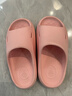 朴西小鲨鱼软底儿童凉拖鞋男童宝宝洗澡防滑家居室内拖鞋女童 桃沙粉 实拍图