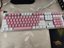 达尔优（dareu）EK815机械合金键盘 有线键盘 笔记本电脑电竞游戏键盘 男生女生 108键  樱花粉 黑轴 实拍图