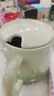 传旗马克杯陶瓷杯杯子早餐杯水杯办公室大容量杯子单只装 奶油绿 实拍图