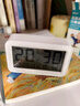 得力（deli）儿童节礼物多功能电子闹钟学生儿童专用起床神器电子时钟温湿度计 白色开学必备礼物开学季 实拍图
