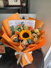百花馆鲜花速递花礼向日葵真花束生日礼物送老师女生长辈同城配送小时达 前途辉煌|dy945 实拍图