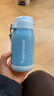 特百惠（Tupperware）CC保温杯330ML带吸管男女学生儿童便携水杯子圣诞礼物 天真蓝 实拍图