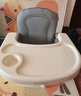 谷仕塔（Gromast）便携式宝宝餐椅婴儿吃饭餐桌椅多功能儿童学坐椅轻便可折叠家用 小餐椅 咖啡色 实拍图
