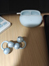 QCY C50 小耳球 蓝牙耳机耳夹式AI翻译 不漏音骨传导概念碳纤维振膜云感佩戴通话降噪长续航 冰海蓝 实拍图