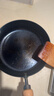 臻三环 正宗章丘手工铁锅物理不粘锅燃气灶适用热油小锅平底煎蛋小煎锅 烤蓝 18cm 实拍图