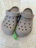 卡骆驰（CROCS）洞洞鞋贝雅男鞋女鞋轻便耐磨一脚蹬拖鞋休闲鞋|10126 卵石色-2V3 36 /37(220mm) 实拍图