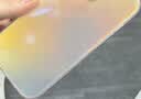 暴走 适用苹果14pro手机壳 iPhone14pro保护套 硅胶软边简约半透明全包防摔镭射渐变高级感磨砂硬壳 实拍图