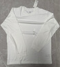 优衣库男装女装柔软圆领T恤/休闲长袖上衣25秋冬新款479783 00 白色 XL /180/108B 实拍图