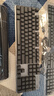 罗技（Logitech）K845机械键盘 有线键盘 办公电脑打字键盘  电竞游戏发光全尺寸个性化定制键帽 K845红轴+极昼透光键帽+桌垫 实拍图