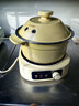 小熊（Bear）电煮锅分体式 高端珐琅锅铸铁锅焖蒸炖煮炒涮烤一体料理锅带蒸笼 家用2-3人煲汤煮粥多功能小火锅 实拍图