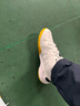 YONEX尤尼克斯羽毛球鞋yy入门级训练减震动力垫男女SHB101CR 白/金42码 实拍图