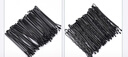 优家（UPLUS）黑色一字夹发夹波浪夹【125根】小黑夹隐形发卡子刘海碎发夹 实拍图