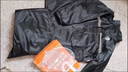 雨衣雨裤套装男女防暴雨全身徒步分体成人电动车防水雨衣干活农忙 黑色单层牛津套装+单帽檐 L 1件 【高150-165】重110斤 实拍图